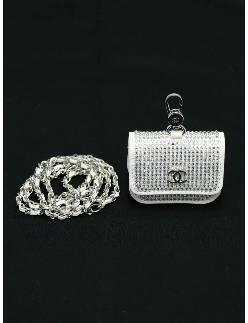 AirPods case Chanel strass
