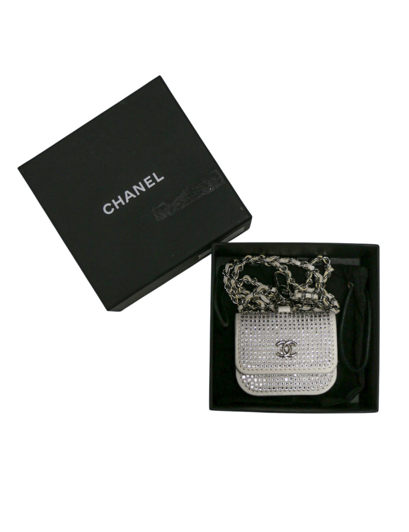 AirPods case Chanel strass