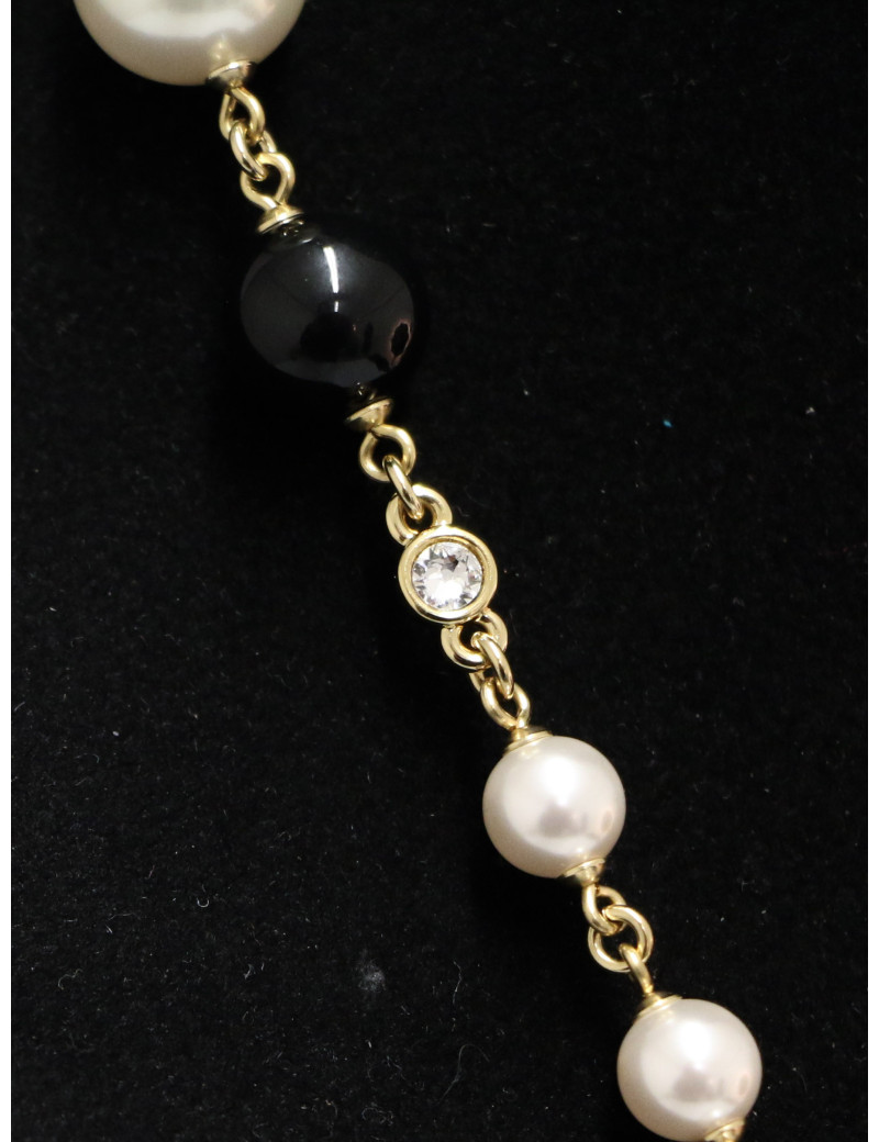 2024 Sautoir Chanel perles boule à facettes