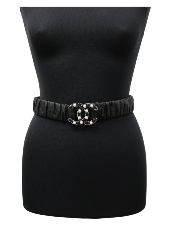 Ceinture Chanel cuir 2019 T36