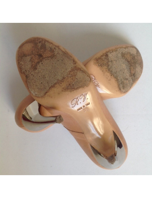 Escarpins couleur pèche ROGER VIVIER T38