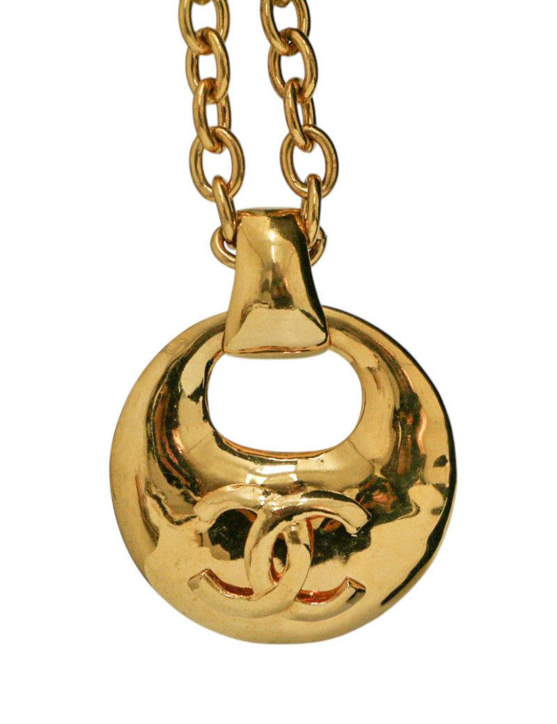 Pendentif Chanel vintage 24K