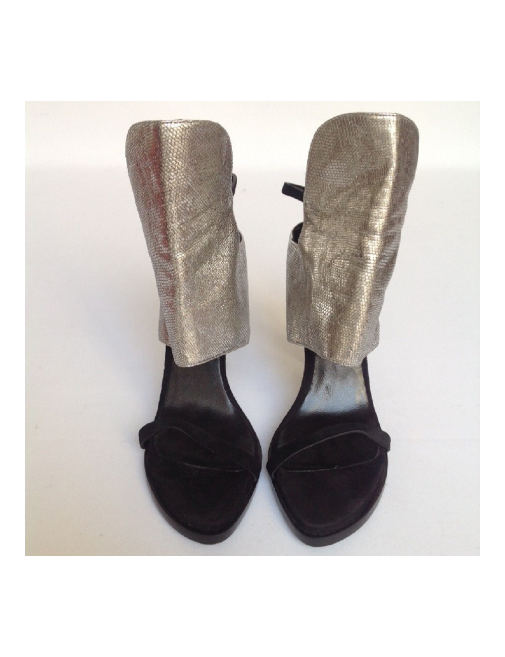 Sandales hautes  argentées ALEXANDER WANG T38,5