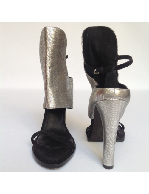 Sandales hautes  argentées ALEXANDER WANG T38,5