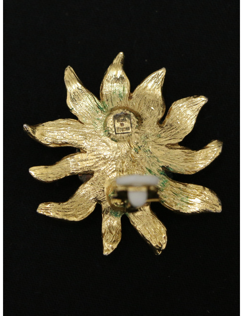 Boucles d'oreille tournesol YSL