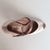 Sandales hautes en velours couleur vieux rose VALENTINO T38