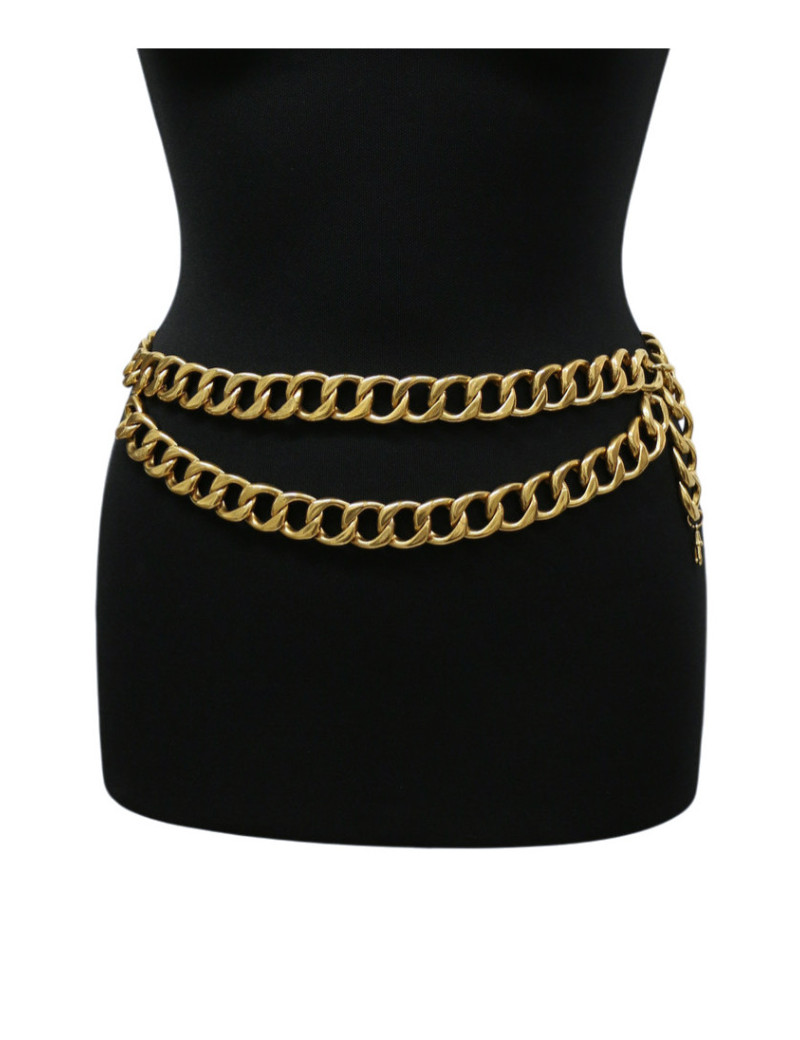 Ceinture Chanel chaîne dorée