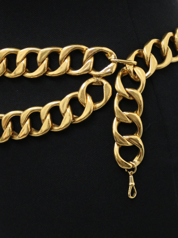 Ceinture Chanel chaîne dorée