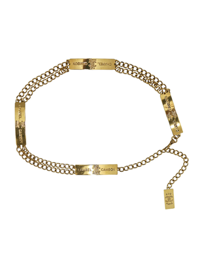 Ceinture CHANEL "rue Cambon Paris"