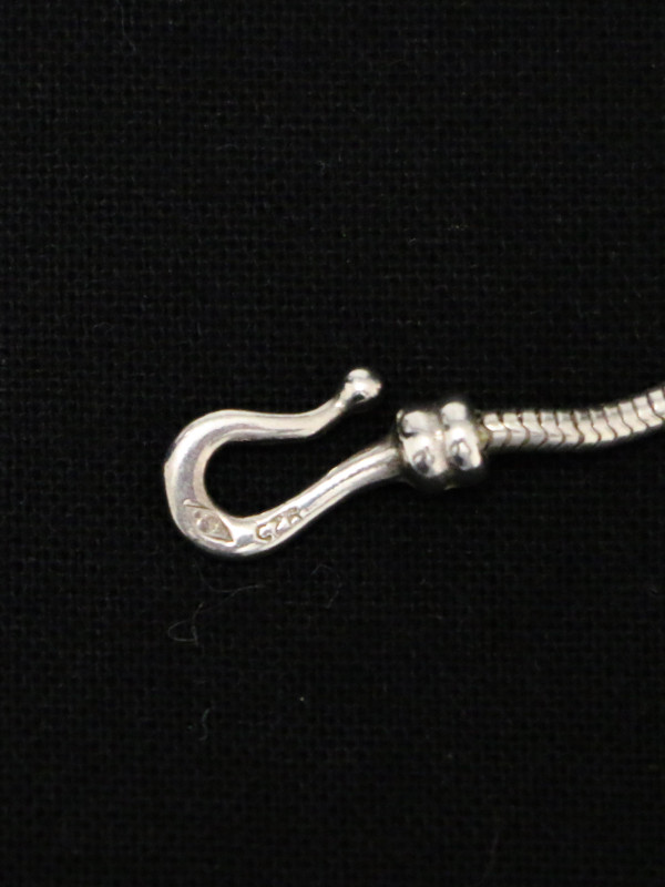 Collier Chanel Mademoiselle argent Vintage