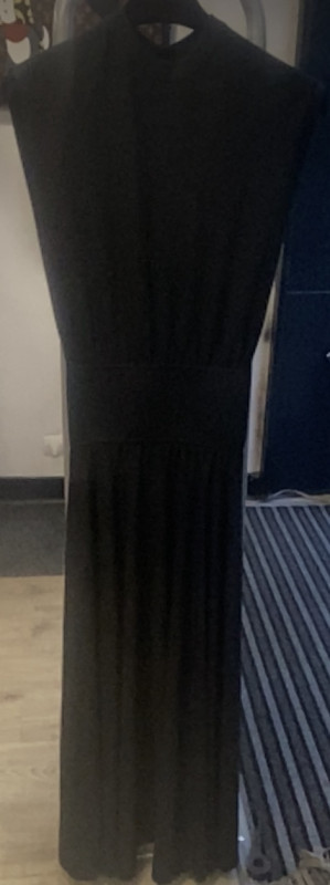 Robe longue Alaia T36 laine noire