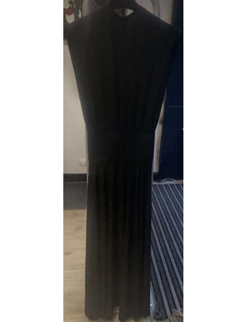 Robe longue Alaia T36 laine noire