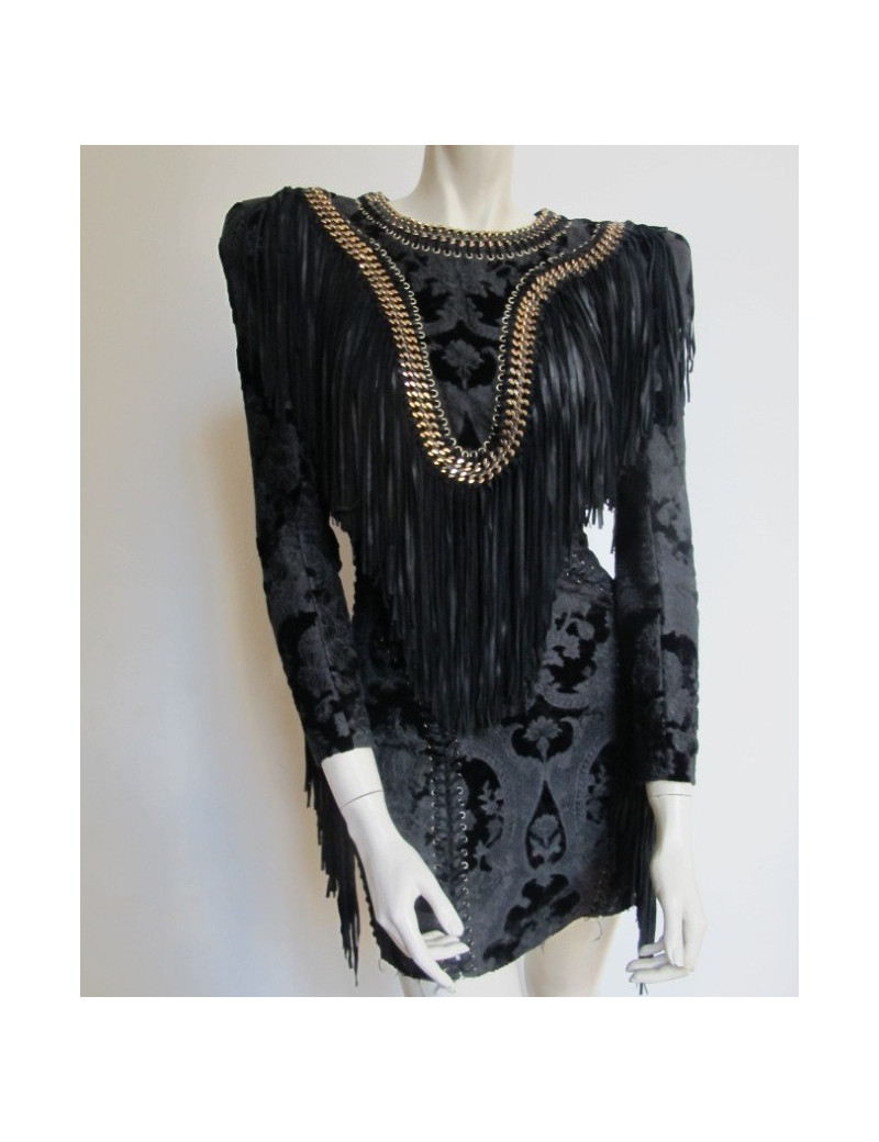 robe BALMAIN noire  t38