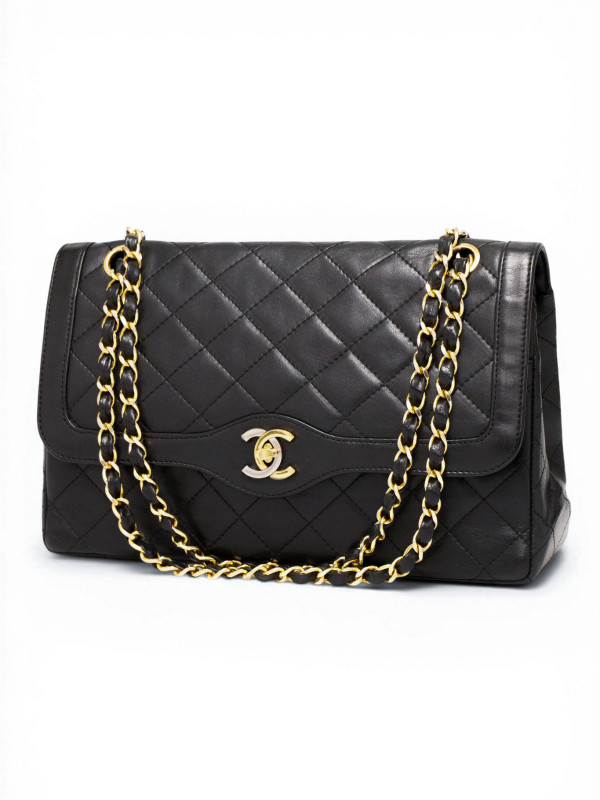 Sac Chanel Couture matelassé noir