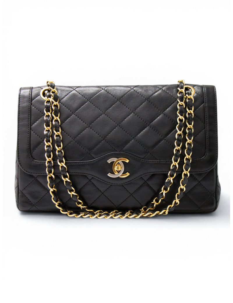 Sac Chanel Couture matelassé noir