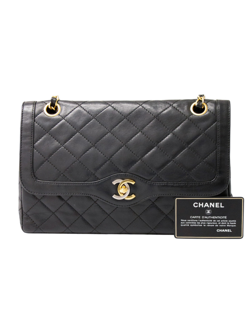 Sac Chanel Couture matelassé noir