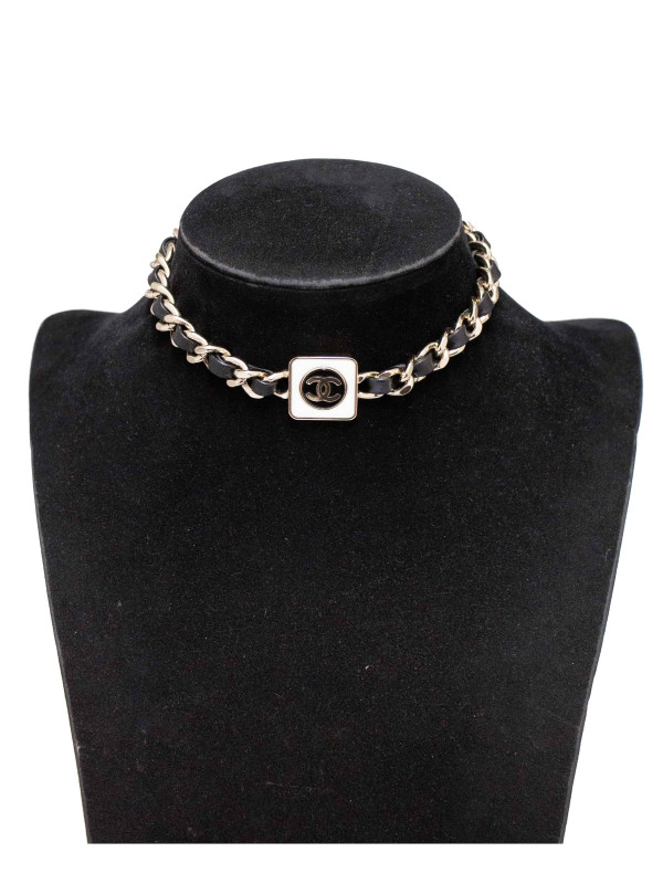Collier Ras-de-Cou Chanel Chaîne Dorée