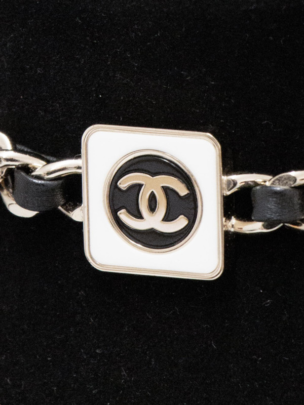 Collier Ras-de-Cou Chanel Chaîne Dorée