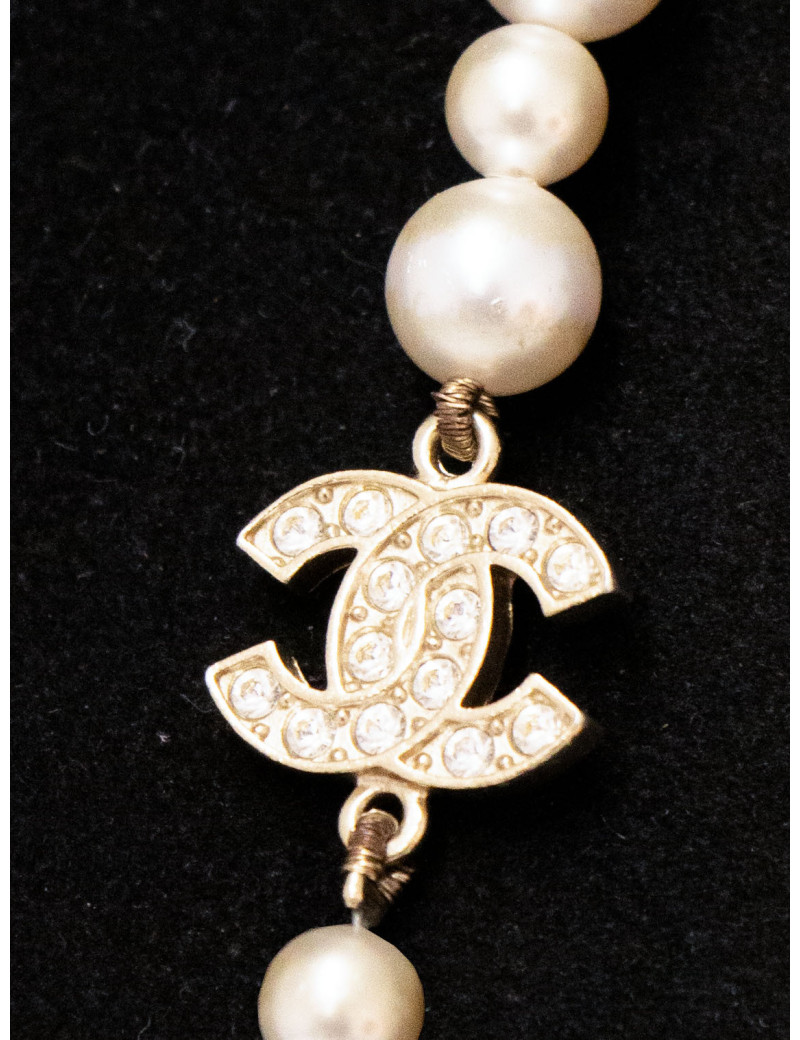 Sautoir Chanel C H A N EL doré