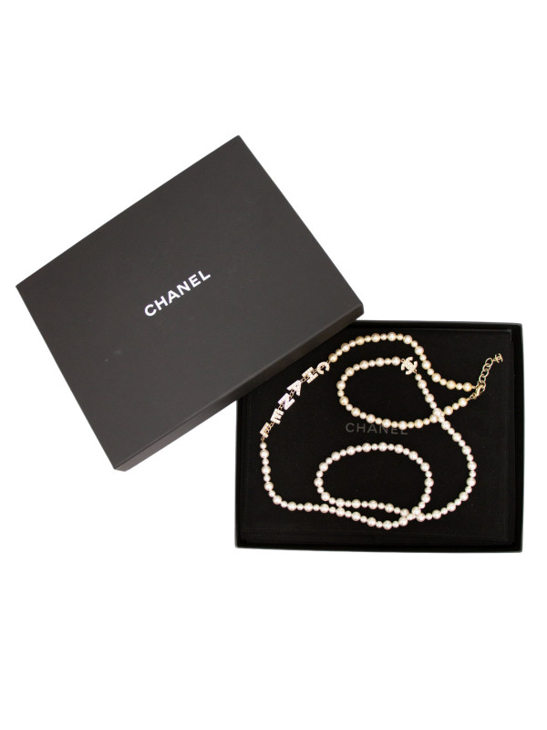 Sautoir Chanel C H A N EL doré