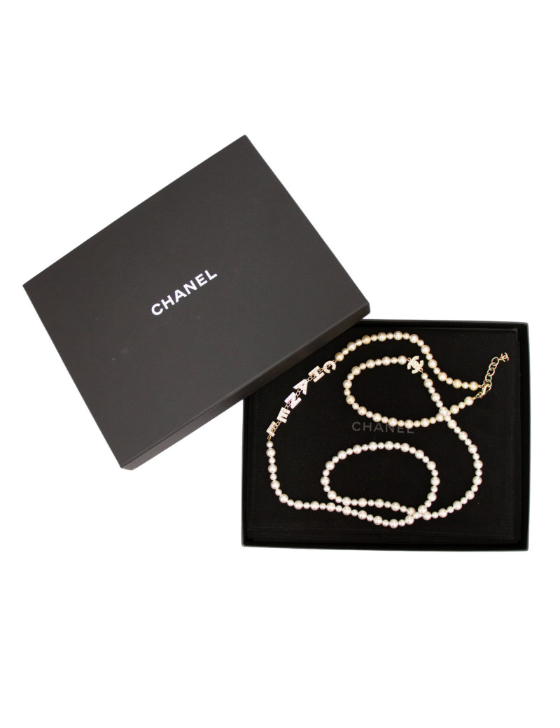 Sautoir Chanel C H A N EL doré