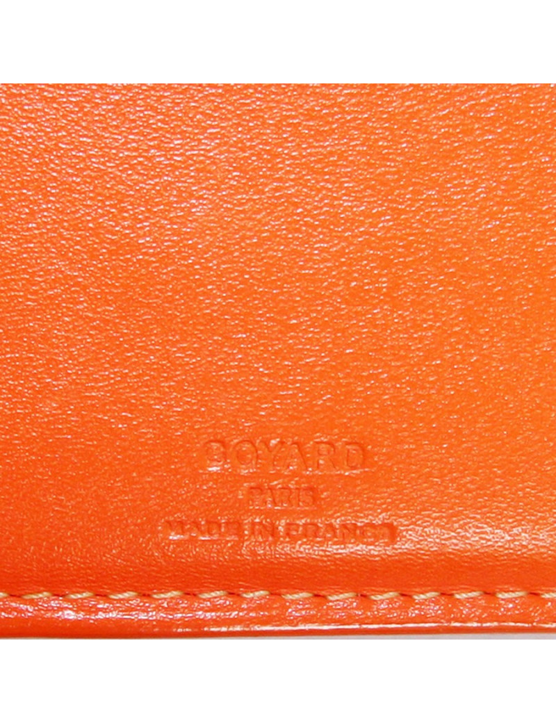 Portefeuille modèle 'Saint Florentin' GOYARD orange