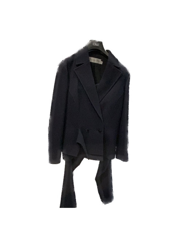 Tailleur Christian Dior veste T42 jupe T44 bleu