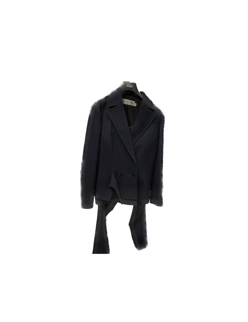 Tailleur Christian Dior veste T42 jupe T44 bleu