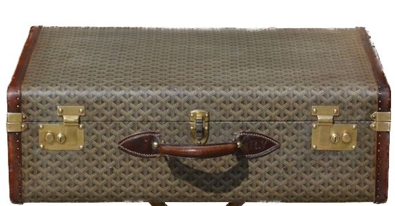 Valise Goyard rigide  pochoir
