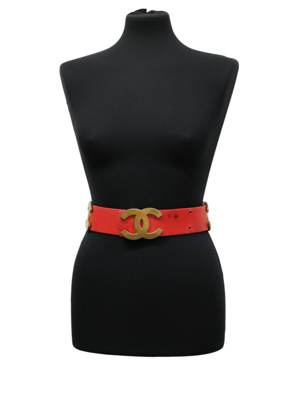 Ceinture Chanel CC Collection 1990