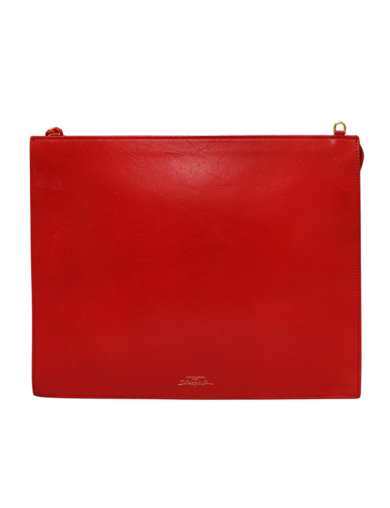 Pochette SCHIAPARELLI bouche Dali rouge 2025