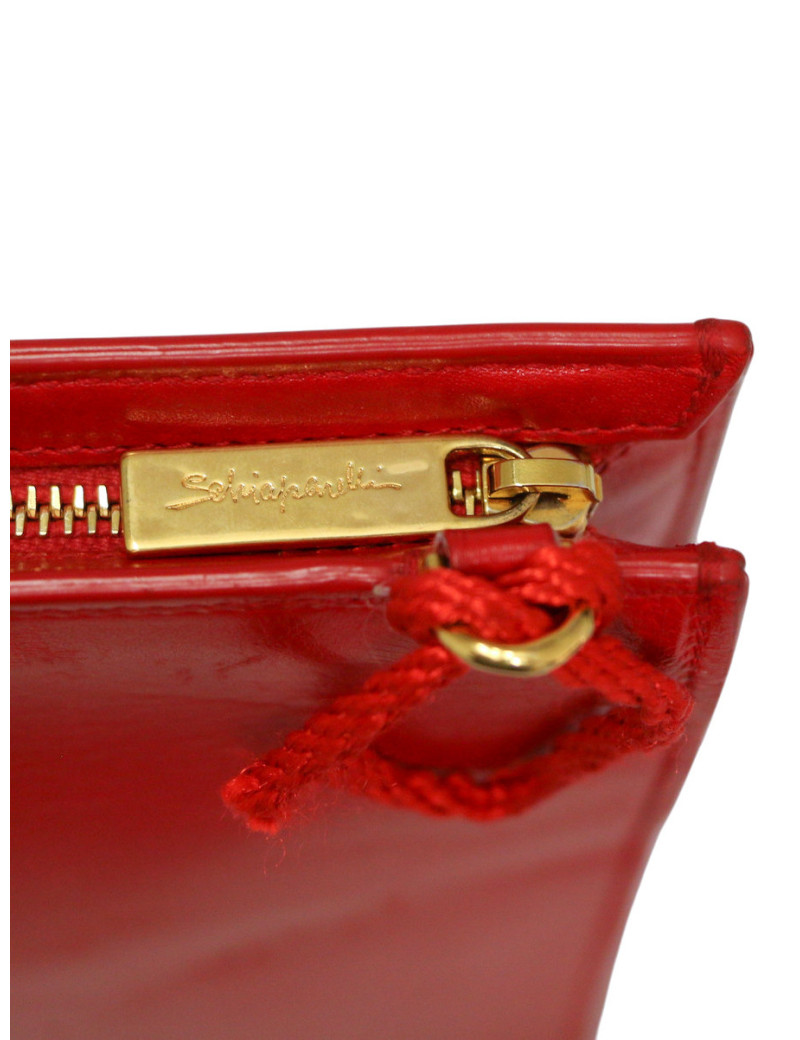 Pochette SCHIAPARELLI bouche Dali rouge 2025