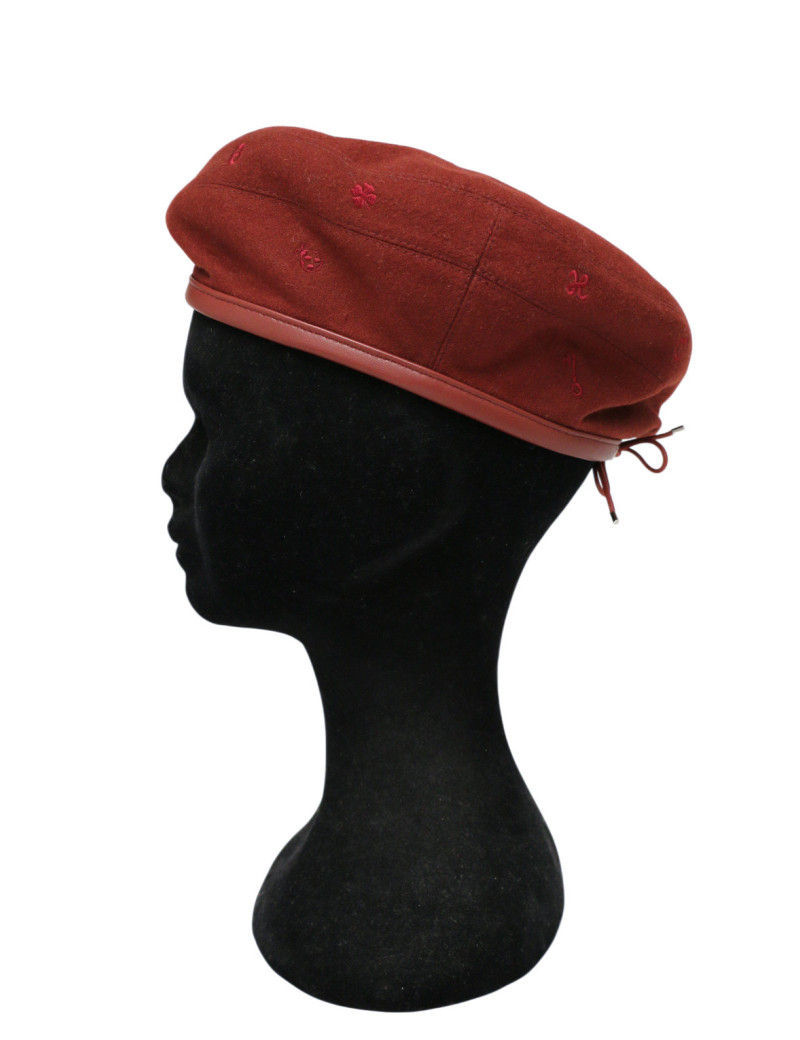 Béret Hermès 100 % cachemire