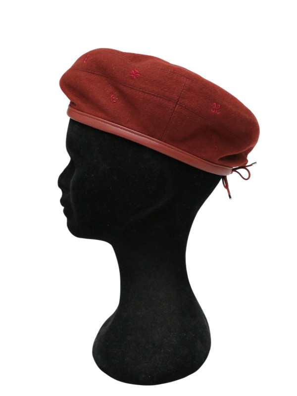 Béret Hermès 100 % cachemire