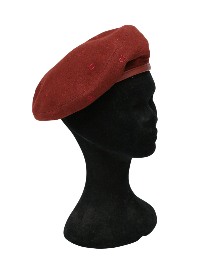 Béret Hermès 100 % cachemire