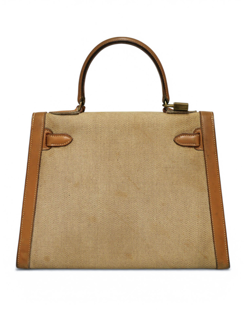 Kelly 28 toile et cuir Hermès 1962
