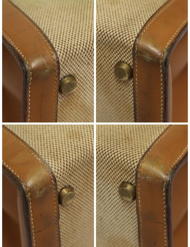 Kelly 28 toile et cuir Hermès 1962