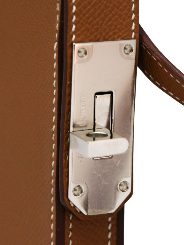 Coque de téléphone Hac a Box Hermès epsom gold