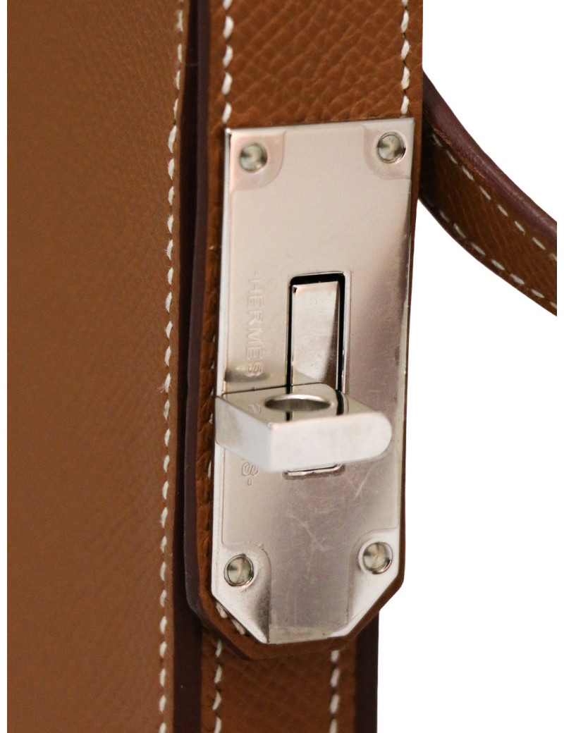 Coque de téléphone Hac a Box Hermès epsom gold