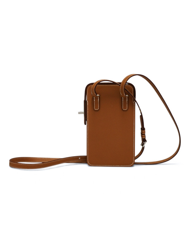 Coque de téléphone Hac a Box Hermès epsom gold