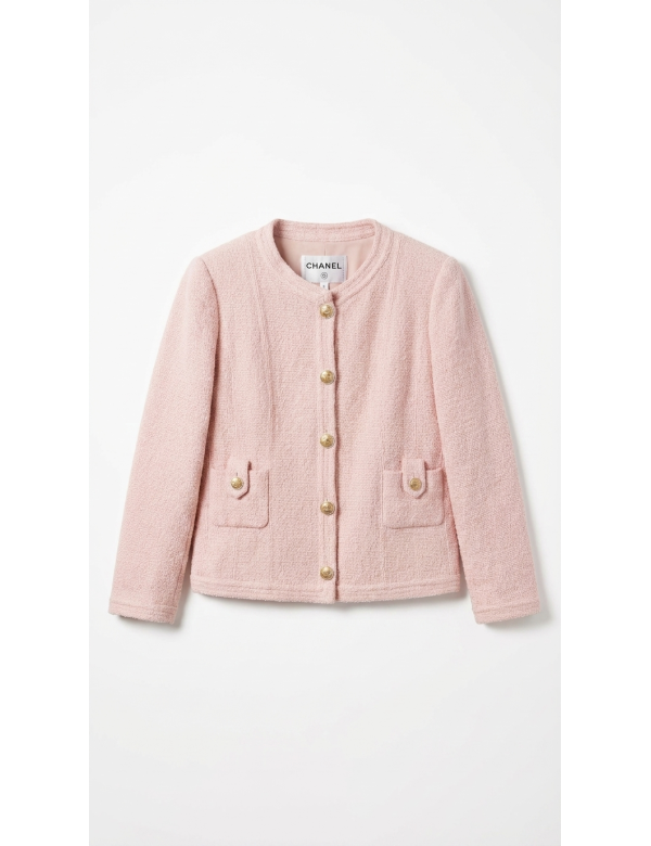 Veste CHANEL cruise 2016 T36 rose pâle