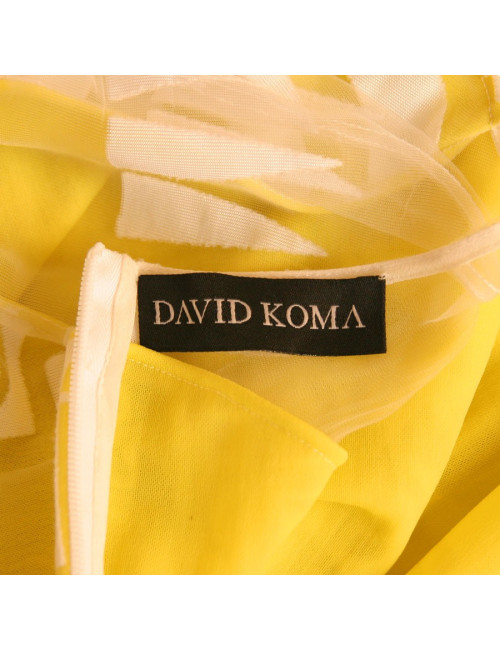 Top DAVID KOMA en tulle 