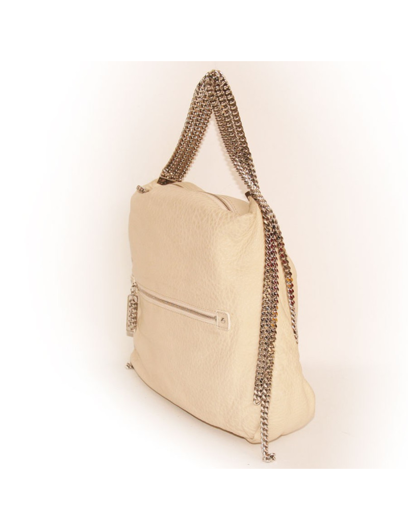 Sac en cuir beige CHRISTIAN LOUBOUTIN 