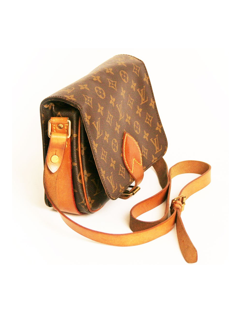 Sacoche LOUIS VUITTON vintage monogrammé