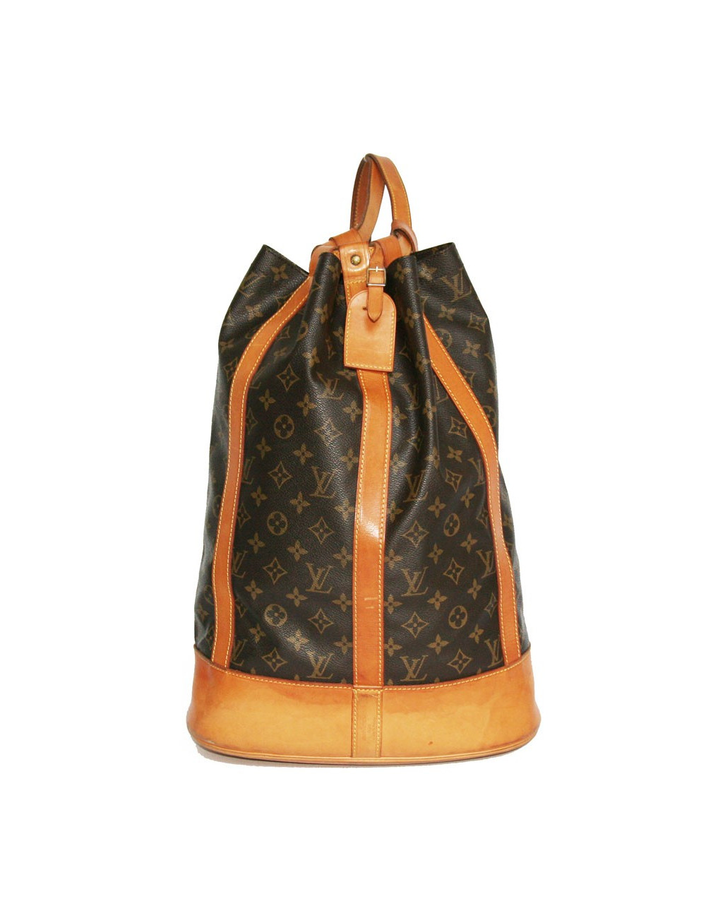 Grand sac cabas LOUIS VUITTON vintage monogrammée