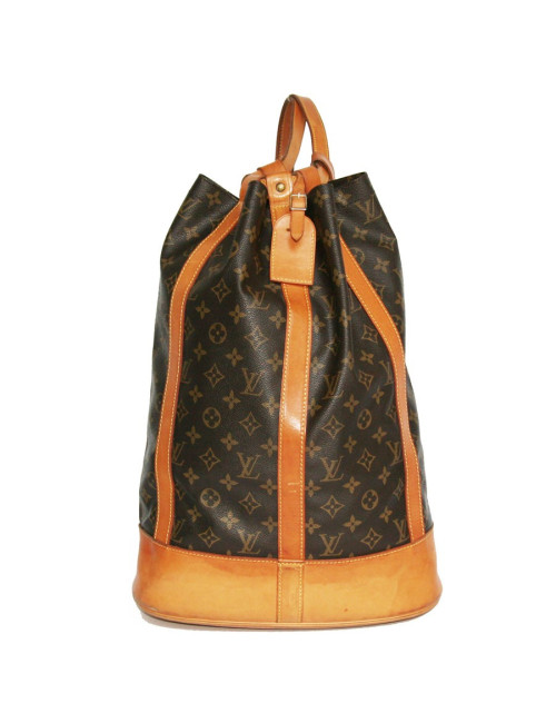 Grand sac cabas LOUIS VUITTON vintage monogrammée