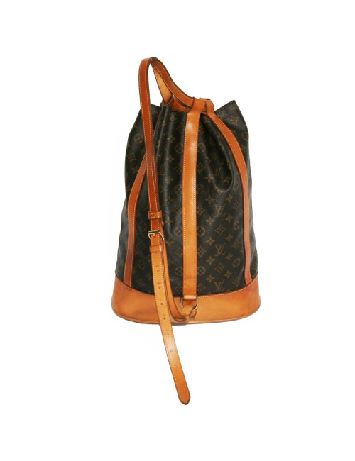 Grand sac cabas LOUIS VUITTON vintage monogrammée