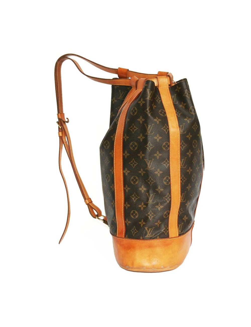 Grand sac cabas LOUIS VUITTON vintage monogrammée