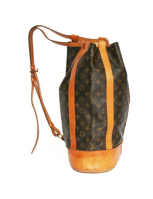 Grand sac cabas LOUIS VUITTON vintage monogrammée