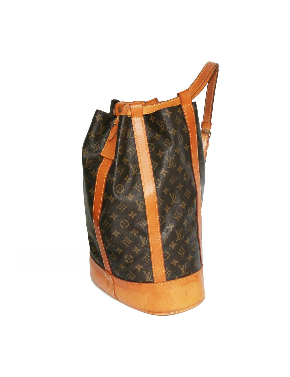 Grand sac cabas LOUIS VUITTON vintage monogrammée